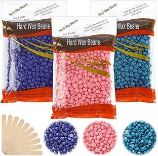 Bluejack Hair Removal Brazilian Hard Wax Beans For Face, Bikini Area, Legs Wax