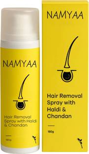 Namyaa Haldi Chandan Hair Removal Cream Spray | Painless Body Hair Removal Spray