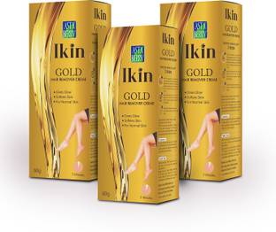 Ikin Gold Hair Remover Creme 60g (Pack of 3) Cream