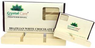 Crystal Care Brazilian Wax White Chocolate Luxurious No-Strip Wax for Smooth Skin Wax
