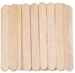 Lusty soul Large Wide Wax Sticks, Wood Wax Spatula Applicator, Body Hair Removal Sticks Wax