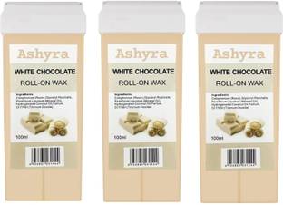 Ashyra White Chocolate Roll-On Wax Kit (Set of 3 Refill Wax) Wax