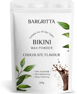 Bargritta Chocolate Flavour Bikini Wax Powder For Women | Painless Body Hair Removal Wax Powder