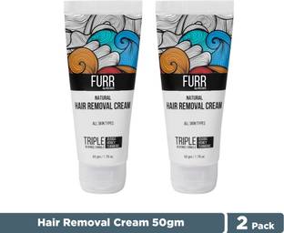 FURR By Pee Safe Natural Hair Removal Cream, Soothes Skin, Enriched With Vitamin E Cream