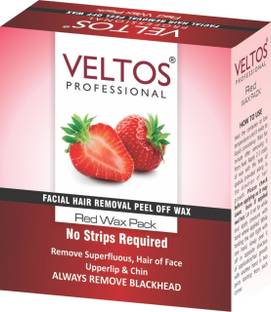 Veltos PROFESSIONAL RED FACIAL PEEL OFF KATORI WAX 80GM FOR FACE (PACK OF 1) Wax