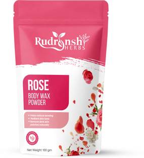 RUDRANSH HERBS Rose Body Wax For Hair Removal Powder