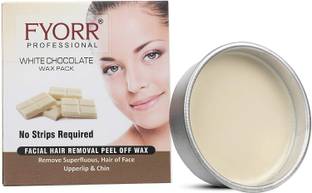 FYORR White Chocolate Katori Peel-Off Wax For Upper Lip, Facial Hair, Eyebrow 80Gram Wax