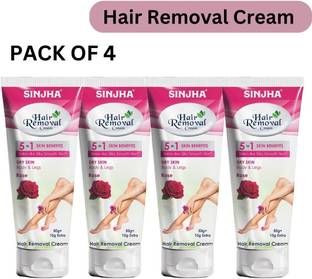 SINJHA Hair Removing Cream for Intimate Skin with Vitamin C Cream