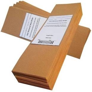 MVILAM Waxing Strips Plain Disposable Brown Color Wax Strips Easy & Safe Strips