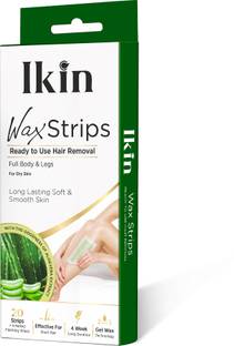 Ikin Wax Strip with Goodness of Aloe Vera Extract For Dry Skin Wax