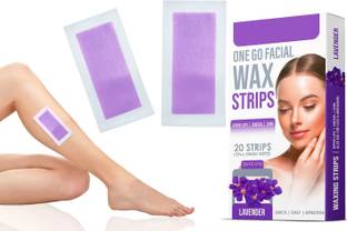 manasona Hair Removal Ready to Use Cold Waxing Strip Eyebrows Face Strips