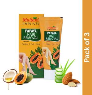Multani Naturals Papaya Painless & Easy Hair Removal Cream