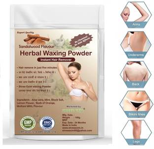 SHREE EXIM Sandalwood Instant Hair Remover Painless Waxing Powder Wax