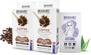 DR.RASHEL Coffee Nose Pore Strip For Blackhead & Whitehead Remover Strips