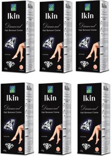 Ikin Diamond Hair Remover Cream 60gm- Pack 6 Cream