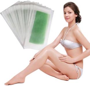 DARYUE Hair Removal green Waxing Strips for Eyebrows Strips