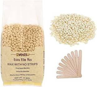GLOW FIRST Hard Beans Removal Wax | Wooden Stick For Full Body Hair Wax