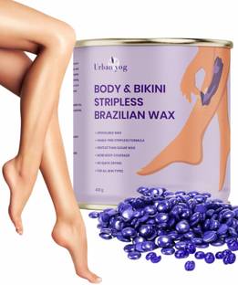 URBANYOG Brazilian Wax| Liposoluble Stripless Wax for Body, Bikini, Arms, Lips & Face Wax Wax