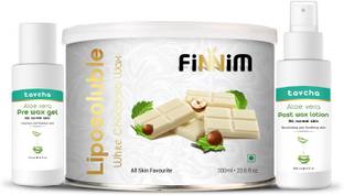 finnim Liposoluble White Chocolate Wax | Full Body Wax | FREE Gel & Lotion Wax