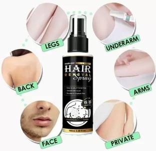 Ontario Hair Removal Cream Spray for Chest, Back, Legs, Under Arms & Intimate Area Spray