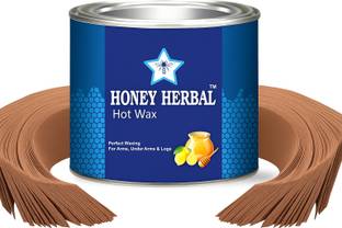 HONEY HERBAL One of the best hair removal for perfect waxing(arms,legs and under arms) hot wax 600gm Wax