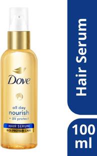 DOVE All Day Nourish + UV protect Hair Serum For All Hair Types With Bio Protein Care