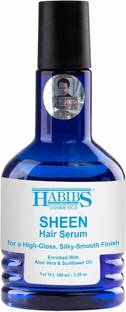 Habibs Sheen Hair Serum For Anti-Frizz, Smooth and Silky Finish enriched with sunflower
