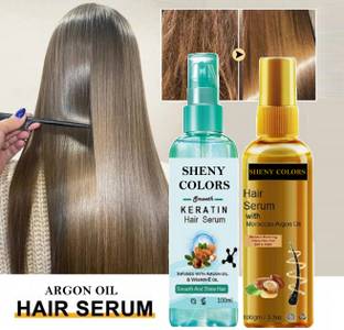 SHENY COLORS Hair Serum for Silky and Smooth Hair, Enriched with Argan