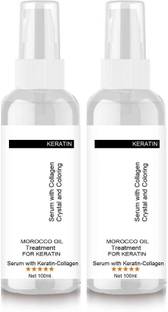GFSU - GO FOR SOMETHING UNIQUE 100ml, Pack of 2 Gloss Hair Serum With Walnut Oil Gives Instant Shine for 24Hour