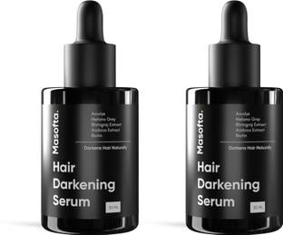 Masofta Anti Grey Hair Darkening Serum for Limiting & Reversing Greying with Melano Gray