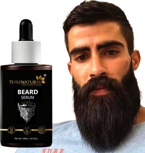 7 डेज Beard Growth serum for Beard Smooth Shine & Stylesh Softness Beard