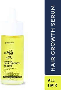GLAD I MET YOU Hair Growth Serum For Men & Women | Dermatologically Tested | All Types