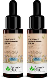 Avimee Herbal Scalptone Hair Growth Serum | Enriched with Nansyl | Reduces Hair Fall | 2*25ml