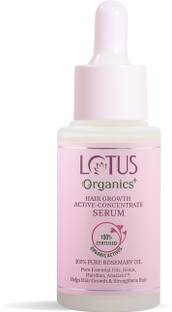 Lotus Organics+ Hair Growth Active Concentrate Serum |Made with 100% Organic Rosemary Oil