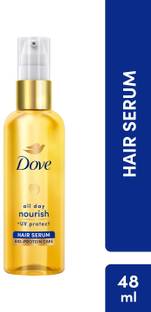 DOVE All Day Nourish + UV Protect Hair Serum For All Hair Types With Bio Protein Care