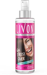 LIVON Hair Serum,For Dry & Frizzy Hair, Provides shine, smoothness & damage protection