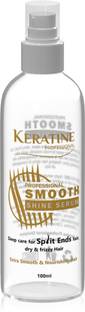 KERATINE PROFESSIONAL Professional Smooth Shine Serum – Keratin Nourishing Hair Treatment for Dry, Damaged, Frizzy Hair, Frizz Control | Infused with Keratin, Vitamin E - Coz Love is in the Hair, 100 Ml (White)
