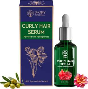 Ivory Natural Curly Hair Serum (55 ml) - Get Bouncy, Shiny, Hydrated, Humidity-Resistant Curls