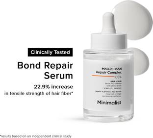 Minimalist Hair Serum for Dry, Damaged & Frizzy Hair with 05% Maleic Bond Repair Complex