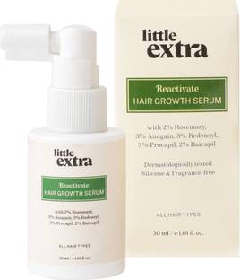 Little Extra Reactivate Hair Growth Serum with Rosemary, Redensyl for Thick & Dense Hair