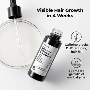 BRILLARE Caffeine & Phytopeptide Scalp Serum with Redensyl for hair fall reduction
