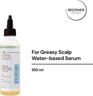deconstruct AHA-BHA Exfoliating Scalp Serum-1% Salicylic Acid| Oily hair treatment