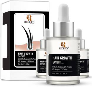 R RIZTICS Hair Growth Serum Redensyl & Biotin Controls Hair Fall & Helps Hair Regrowth