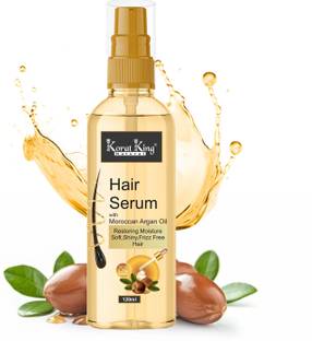 KORAT KING Professional Hair Serum With Moroccan Argan Oil for Frizz Free Smooth