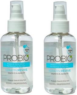 Godrej Professional Probio Protect & Shine Keratin Revive Vitamin E Hair Serum For All Hair Pack of2