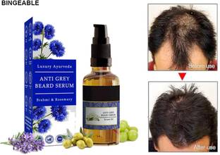 Bingeable Beard Darkening Solution 25ml – Anti Grey, Growth & Shine Booster