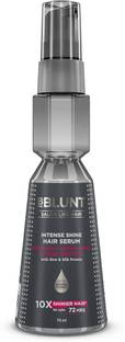 BBlunt Intense Shine Hair Serum-Rice & Silk Protein -10X Shinier Hair for upto 72hours*