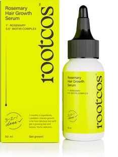 Rootcos Rosemary Hair Growth Serum with Biotin | Scalp Serum For Men & Women
