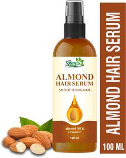 Cesaro Organics Almond Hair Serum with Almond Oil & Vitamin E for Frizz Control