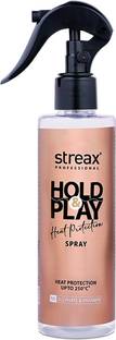 Streax Professional Hold & Play Heat Protection Spray, 200 ml For Hair Styling For Men & Women